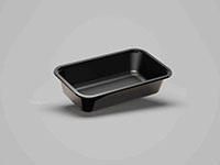 8.54 x 5.04 x 1.97 Inch (in) Size Rectangle Polyethylene Terephthalate (PETE) Food Packaging Container (500531)