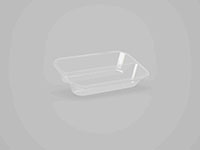 8.54 x 5.04 x 1.77 Inch (in) Size Rectangle Polyethylene Terephthalate (PETE) Food Packaging Container (500645)