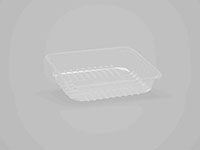 8.94 x 6.97 x 1.85 Inch (in) Size Rectangle Polyethylene Terephthalate (PETE) Food Packaging Container (500678)