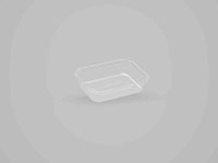5.79 x 4.06 x 1.30 Inch (in) Size Rectangle Polypropylene (PP) Food Packaging Container (500850)