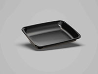 9.21 x 7.24 x 1.34 Inch (in) Size Rectangle Polypropylene (PP) Food Packaging Container (500861)