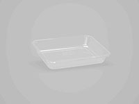 8.98 x 6.73 x 1.42 Inch (in) Size Rectangle Polypropylene (PP) Food Packaging Container (500866)