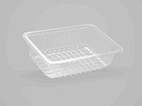 10.24 x 6.97 x 2.95 Inch (in) Size Rectangle Polypropylene (PP) Food Packaging Container (500888)
