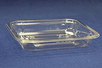 5.05 x 6.05 x 0.96 Inch (in) Size Rectangle Polyethylene Terephthalate (PETE) Food Packaging Container (T13485)