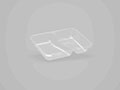 8.19 x 6.18 x 1.38 Inch (in) Size Rectangle Polyethylene Terephthalate (PETE) Food Packaging Container (500667)