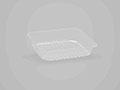 8.94 x 6.97 x 1.85 Inch (in) Size Rectangle Polyethylene Terephthalate (PETE) Food Packaging Container (500678)