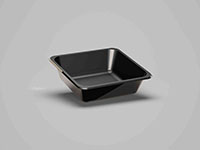 6.93 x 6.42 x 1.97 Inch (in) Size Rectangle Crystalline Polyethylene Terephthalate (CPET) Food Packaging Container (500258)