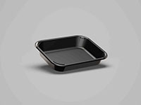 7.87 x 6.10 x 1.34 Inch (in) Size Rectangle Crystalline Polyethylene Terephthalate (CPET) Food Packaging Container (500353)
