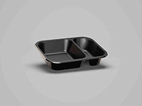 7.87 x 6.10 x 1.57 Inch (in) Size Rectangle Crystalline Polyethylene Terephthalate (CPET) Food Packaging Container (500391)