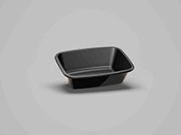 6.81 x 5.08 x 1.38 Inch (in) Size Rectangle Polyethylene Terephthalate (PETE) Food Packaging Container (500434)