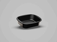 7.48 x 5.71 x 1.85 Inch (in) Size Rectangle Polyethylene Terephthalate (PETE) Food Packaging Container (500469)