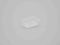 5.43 x 3.46 x 1.57 Inch (in) Size Rectangle Polyethylene Terephthalate (PETE) Food Packaging Container (500599)