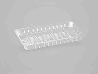 11.77 x 5.87 x 1.38 Inch (in) Size Rectangle Polyethylene Terephthalate (PETE) Food Packaging Container (500661)