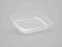 10.79 x 8.35 x 1.85 Inch (in) Size Rectangle Polyethylene Terephthalate (PETE) Food Packaging Container (500679)