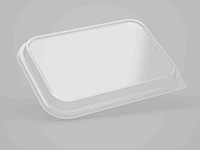 12.13 x 8.46 x 1.57 Inch (in) Size Rectangle Polyethylene Terephthalate (PETE) Food Packaging Container (600158)