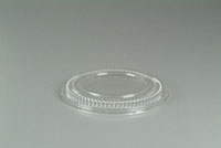 8.27 x 8.27 x 0.79 x Inch (in) Size Round Polyethylene Terephthalate (PETE) Food Packaging Container (600096)
