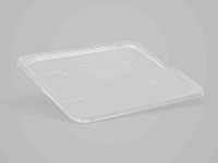 12.72 x 10.59 x 0.59 Inch (in) Size Rectangle Polyethylene Terephthalate (PETE) Food Packaging Container (600018)