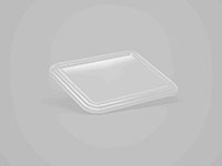 9.29 x 7.28 x 0.51 Inch (in) Size Rectangle Polyethylene Terephthalate (PETE) Food Packaging Container (600161)