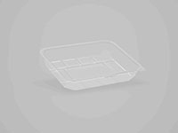 8.90 x 6.89 x 1.38 Inch (in) Size Rectangle Polypropylene (PP) Food Packaging Container (500849)