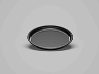 7.87 x 7.87 x 0.79 Inch (in) Size Round Polypropylene (PP) Food Packaging Container (500868)