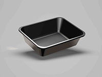 8.94 x 6.97 x 2.36 Inch (in) Size Rectangle Polypropylene (PP) Food Packaging Container (500941)