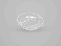 7.72 x 7.72 x 2.17 Inch (in) Size Round Polypropylene (PP) Food Packaging Container (501020)