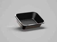 7.87 x 6.10 x 2.17 Inch (in) Size Rectangle Polypropylene (PP) Food Packaging Container (501028)