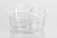 5.63 x 2.49 Inch (in) Size Round Polyethylene Terephthalate (PETE) Food Packaging Container (T13508)