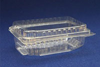 6.15 x 4.25 x 1.81 Inch (in) Size Miscellaneous Polyethylene Terephthalate (PETE) Food Packaging Container (T14096)