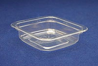 4.47 x 4.47 x 0.91 Inch (in) Size Square Polyethylene Terephthalate (PETE) Food Packaging Container (T15452-A)