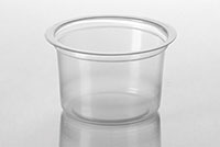 2.8 x 4.63 Inch (in) Size Round Polyethylene Terephthalate (PETE) Food Packaging Container (T16515)