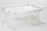 4.71 x 5.88 x 1.87 Inch (in) Size Rectangle Polyethylene Terephthalate (PETE) Food Packaging Container (T16612)