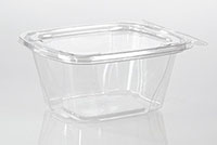 4.71 x 5.88 x 2.55 Inch (in) Size Rectangle Polyethylene Terephthalate (PETE) Food Packaging Container (T16613)