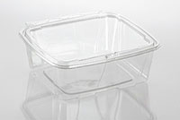 8.74 x 7.87 x 3.03 Inch (in) Size Rectangle Polyethylene Terephthalate (PETE) Food Packaging Container (T16620)