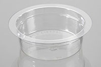 0.98 x 3.05 Inch (in) Size Round Polyethylene Terephthalate (PETE) Food Packaging Container (T17957)