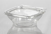 4.71 x 5.00 x 1.76 Inch (in) Size Square Polyethylene Terephthalate (PETE) Food Packaging Container (T20804)