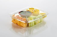 8.62 x 6.78 x 1.99 Inch (in) Size Rectangle Polyethylene Terephthalate (PETE) Food Packaging Container (T21875)