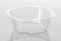2.58 x 7.00 Inch (in) Size Round Polyethylene Terephthalate (PETE) Food Packaging Container (T22085)