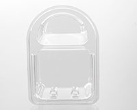 5.69 x 4.00 x 1.88 Inch (in) Size Miscellaneous Polyethylene Terephthalate (PETE) Food Packaging Container (T412-A)