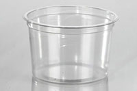 2.95 x 4.60 Inch (in) Size Round Polyethylene Terephthalate (PETE) Food Packaging Container (T4516)
