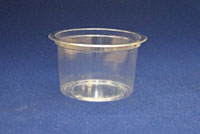 2.77 x 4.63 Inch (in) Size Round Polyethylene Terephthalate (PETE) Food Packaging Container (T882)