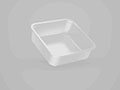 6.97 x 6.97 x 2.24 Inch (in) Size Square Polyethylene Terephthalate (PETE) Food Packaging Container (500596)