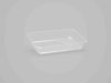 9.06 x 5.71 x 1.57 Inch (in) Size Rectangle Polyethylene Terephthalate (PETE) Food Packaging Container (500627)