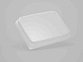 9.29 x 7.32 x 0.63 Inch (in) Size Rectangle Polyethylene Terephthalate (PETE) Food Packaging Container (600155)