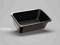 9.65 x 6.10 x 3.15 Inch (in) Size Rectangle Polypropylene (PP) Food Packaging Container (500833)