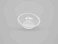 6.77 x 6.77 x 2.05 Inch (in) Size Round Polypropylene (PP) Food Packaging Container (501027)