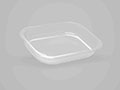 10.79 x 8.35 x 1.85 Inch (in) Size Rectangle Polypropylene (PP) Food Packaging Container (501030)