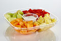 10.75 x 10.75 x 2.37 Inch (in) Size Square Polyethylene Terephthalate (PETE) Food Packaging Container (T16212)