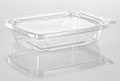5.10 x 7.20 x 1.38 Inch (in) Size Rectangle Polyethylene Terephthalate (PETE) Food Packaging Container (T18741)