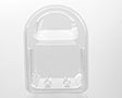 5.69 x 4.00 x 1.88 Inch (in) Size Miscellaneous Polyethylene Terephthalate (PETE) Food Packaging Container (T412-A)